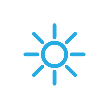 solar pool heating icon